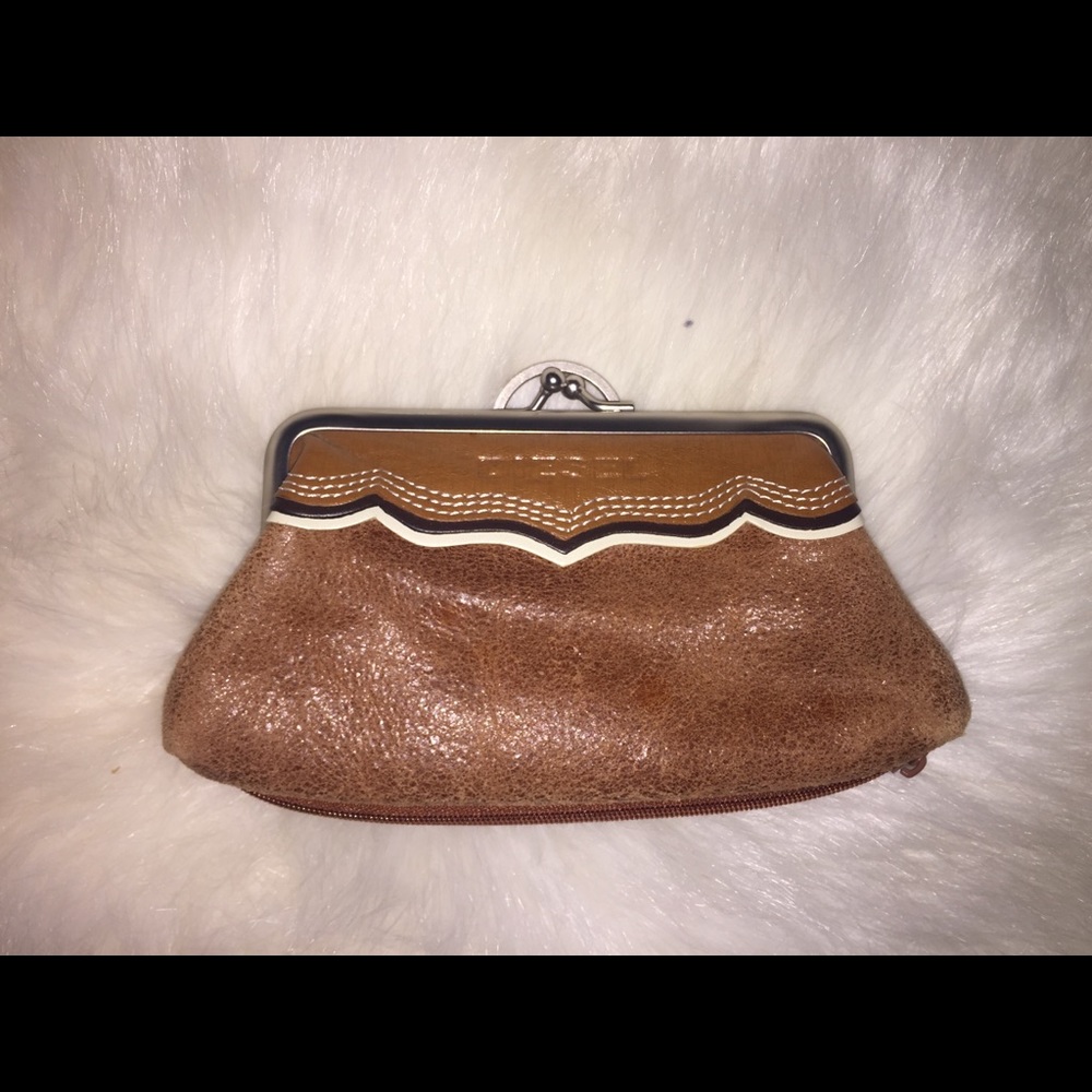 Diesel suede change purse